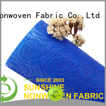 Sunshine professional non woven embossing with good price for covers