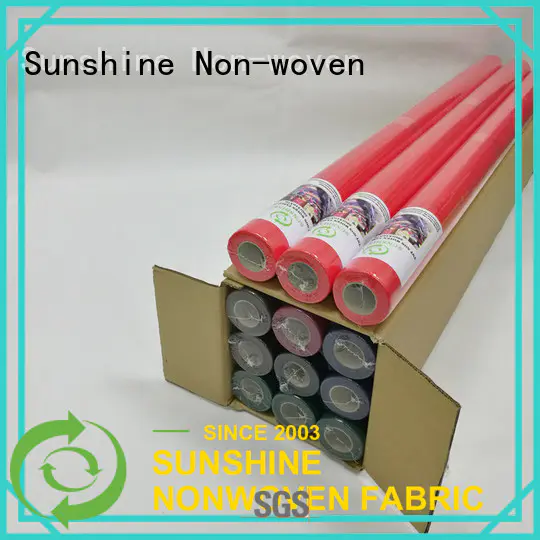 Sunshine restaurant nonwoven table cloth wholesale for table