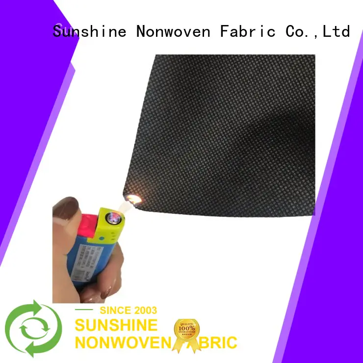 Sunshine rolled fire retardant fabric factory price for table cover