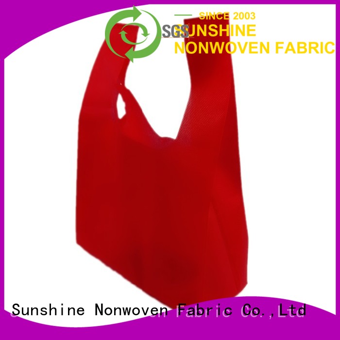 Sunshine ecofriendly non woven shopping bag personalized for bed sheet