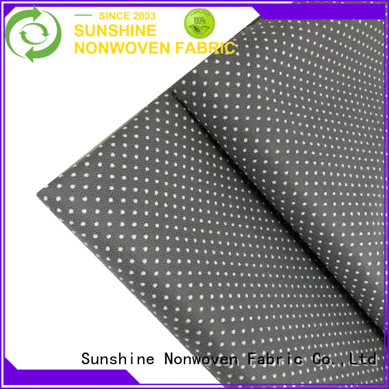 dotted non slip material factory price for slipper