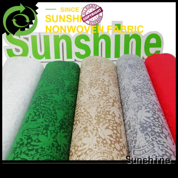 Sunshine rose embossed fabric manufacturer for table