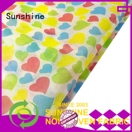 Sunshine spunbond non woven bag printing series for tablecloth