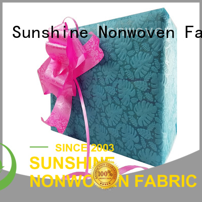 Sunshine woven non woven embossing manufacturer for covers