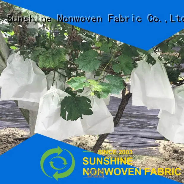 rolled plant cover fabric bags from China for fruit