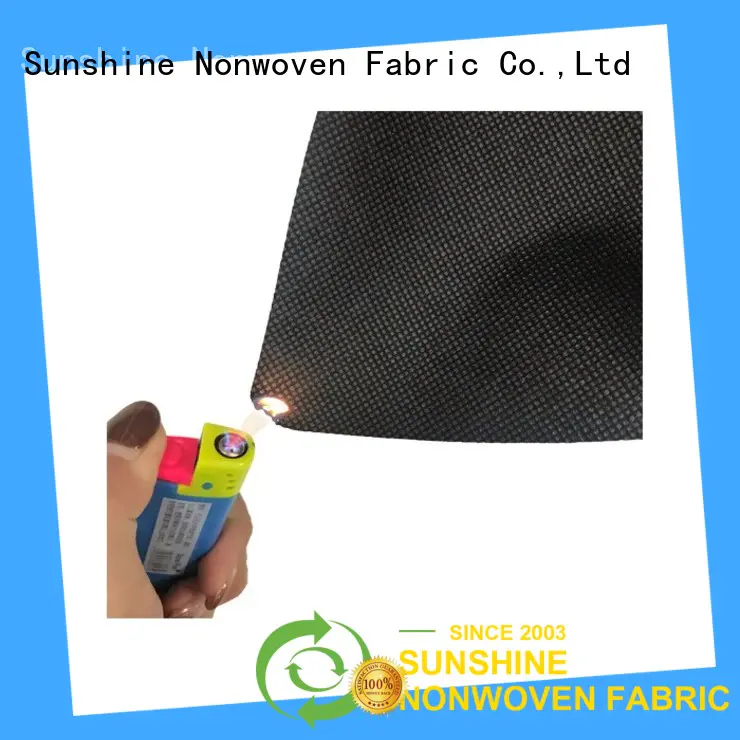 Sunshine extra wide fire retardant fabric supplier for table cover