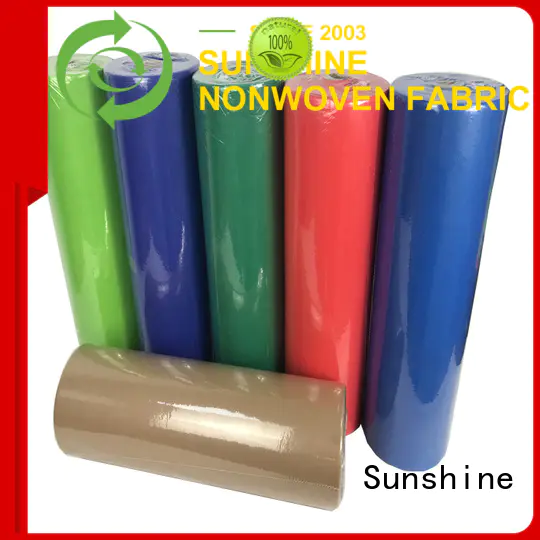 Sunshine comfortable non woven fabric tablecloth wholesale for table