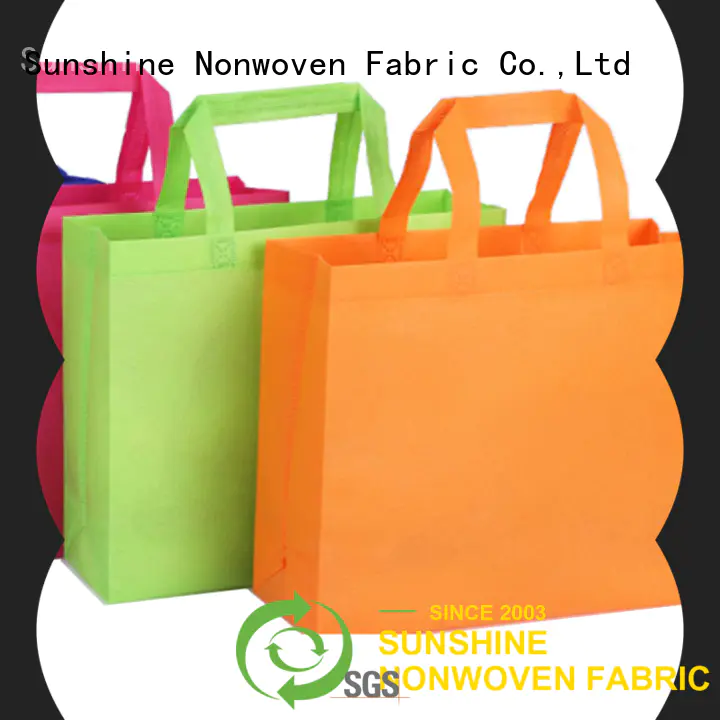 Sunshine disposable non woven shopping bag wholesale for bed sheet