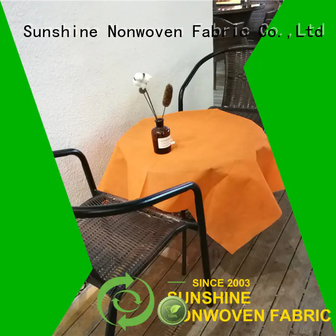 Sunshine nonwoven table cloth directly sale for table
