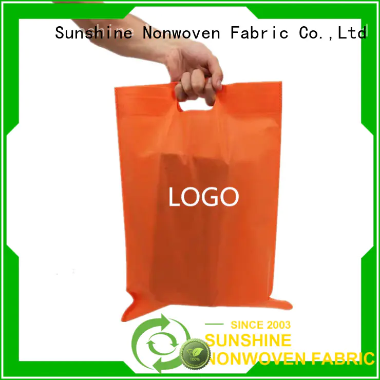 Sunshine shopping non woven carry bags wholesale for bed sheet