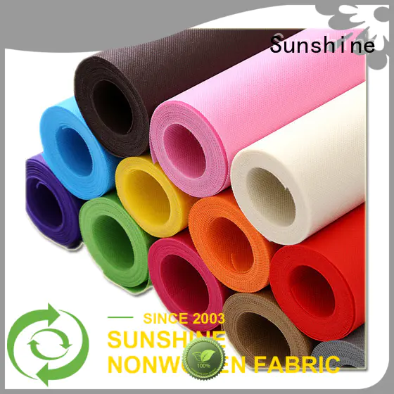 Sunshine approved pp spunbond nonwoven fabric with good price for bedsheet