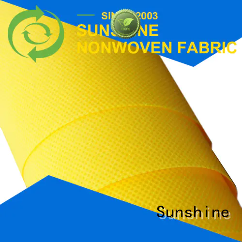 Sunshine polypropylene spunbond nonwoven fabric wholesale for shop