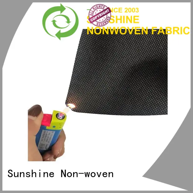 Sunshine embossed flame retardant fabric supplier for shoes cover
