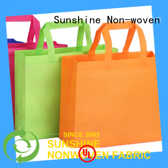 Sunshine waterproof non woven shopping bag personalized for home