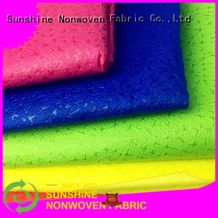 Sunshine comfortable embossed fabric design for bedding
