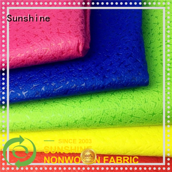 colorful embossed fabric polypropylene manufacturer for covers