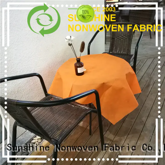 Sunshine soft nonwoven table cloth series for desk