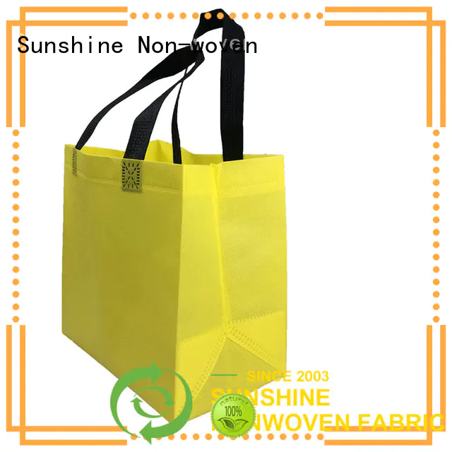 Sunshine reusable nonwoven bags directly sale for home