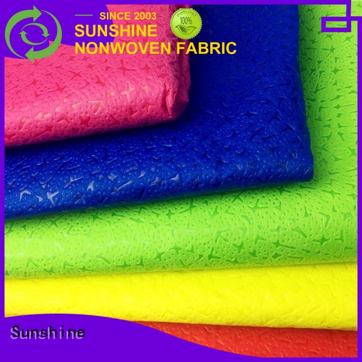 soft non woven embossing woven design for covers