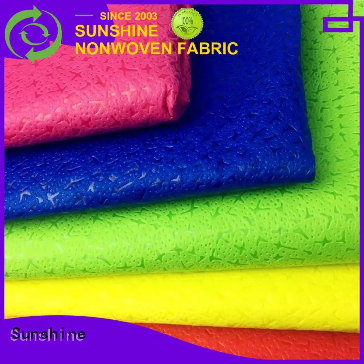 soft non woven embossing woven design for covers