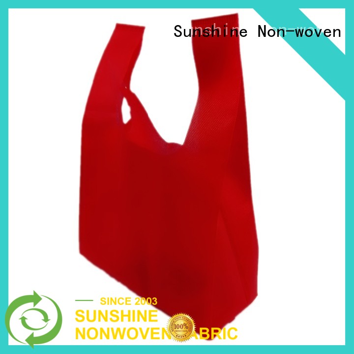 Sunshine non woven carry bags wholesale for household