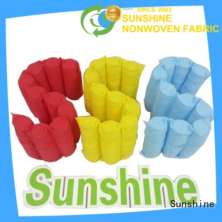 Sunshine bright waterproof non woven fabric customized for furniture