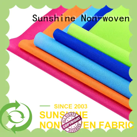 Sunshine quality pp spunbond nonwoven fabric manufacturer for gifts