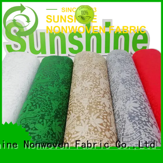 Sunshine embossed fabric manufacturer for tablecloth