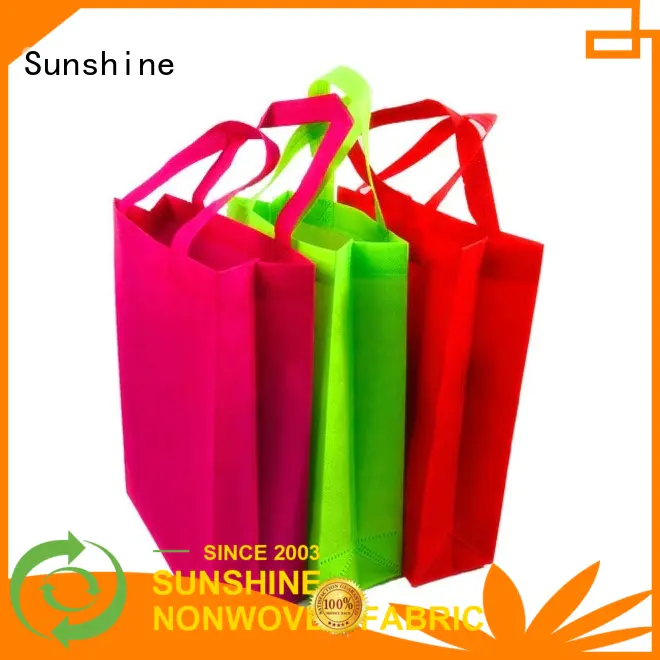 Sunshine waterproof non woven carry bags wholesale for bedroom