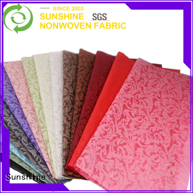 comfortable embossed fabric nonwoven manufacturer for covers