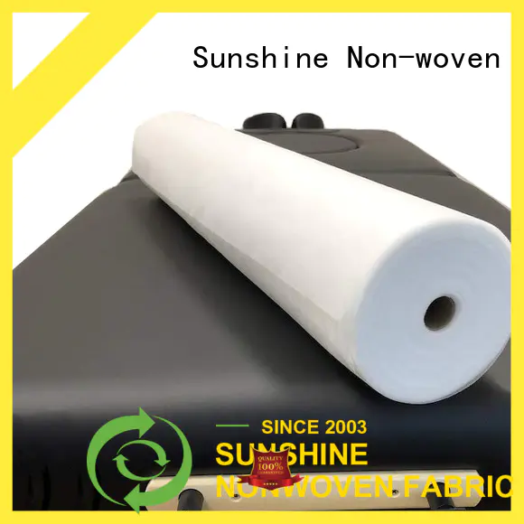 Sunshine soft disposable non woven bed sheet customized for bedding