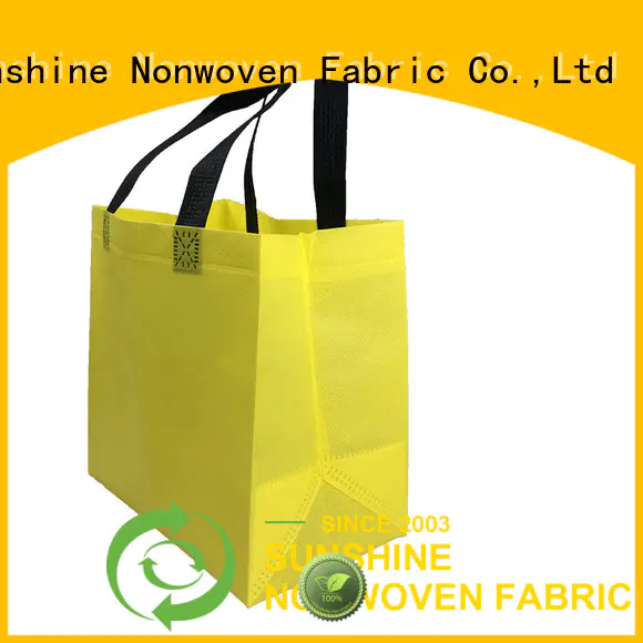 Sunshine waterproof non woven shopping bag factory for home
