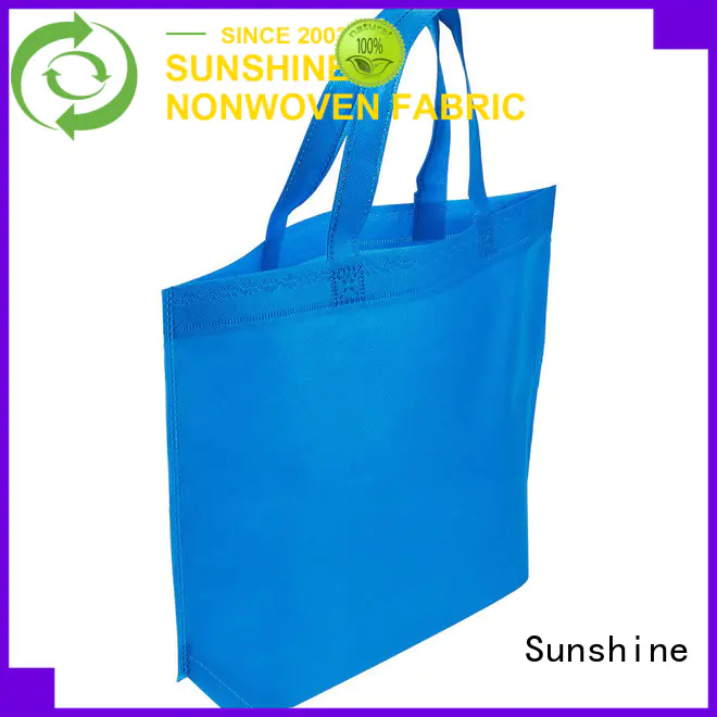 Sunshine disposable non woven carry bags directly sale for household
