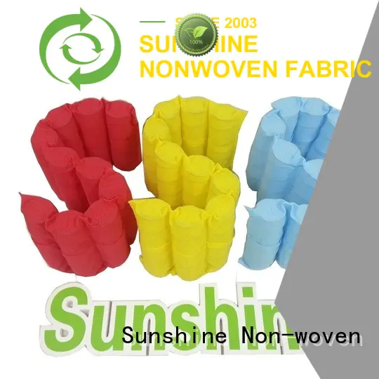 Sunshine colorful waterproof non woven fabric customized for furniture